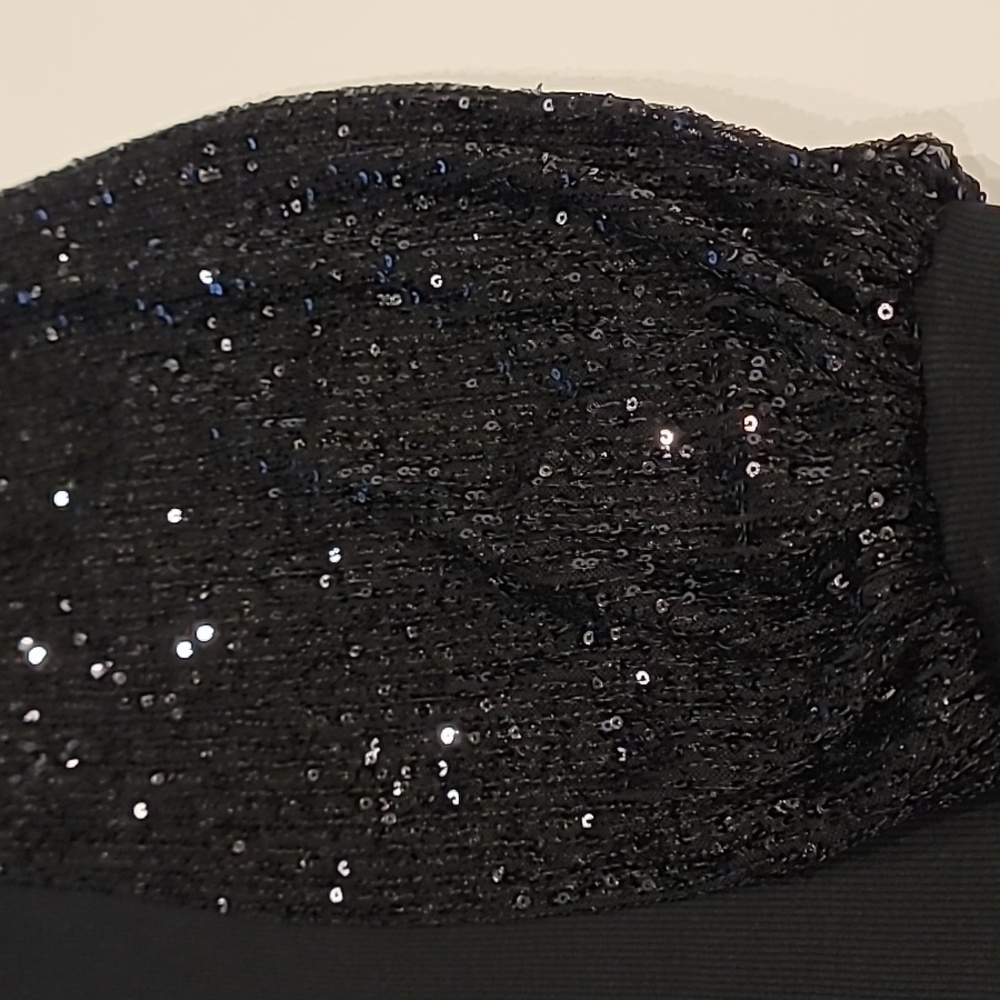 Torrid Knit Sequin Sleeve Top Black   2X - Picture 8 of 12